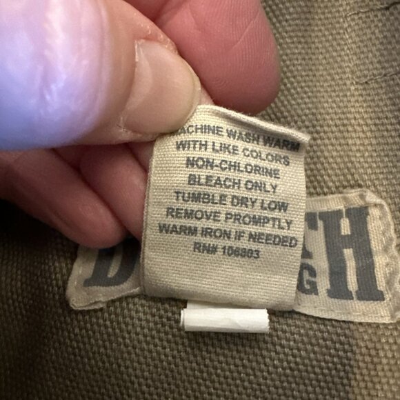 Duluth Trading Pants Mens 30 Fire Hose Relax Cargo HEAVY Brown Workwear 92204 - Picture 8 of 10